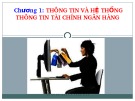 Bài giảng Hệ thống thông tin tài chính ngân hàng: Chương 1