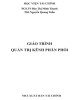 Giáo trình Quản trị kênh phân phối: Phần 1 - PGS. TS Đào Thị Minh Thanh