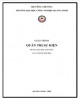 Giáo trình Quản trị sự kiện: Phần 1 - Trường ĐH Công nghiệp Quảng Ninh