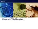 Bài giảng Tài chính tiền tệ - Chương 6: Tài chính công